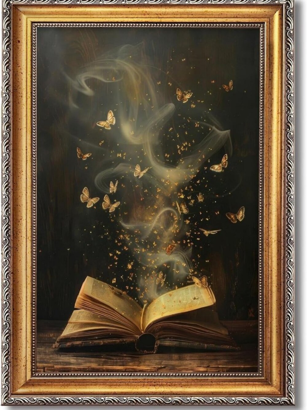 Moody Victorian Bookish Wall Art | Dark Academia Decor | Vintage Canvas Print